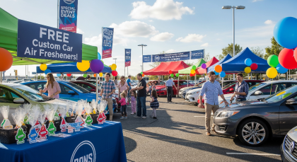 Huge Profits for Car Dealerships with Wholesale Orders: How to use custom car air fresheners for promotions?
